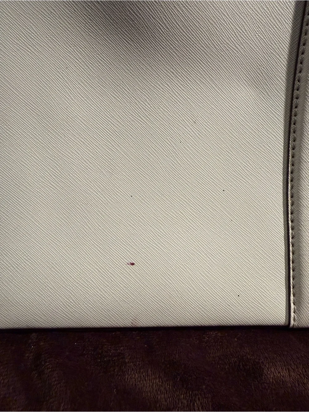 White Kate Spade New York Newbury Lane Leather Large Tote